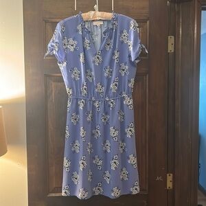 LOFT Outlet purple floral dress
